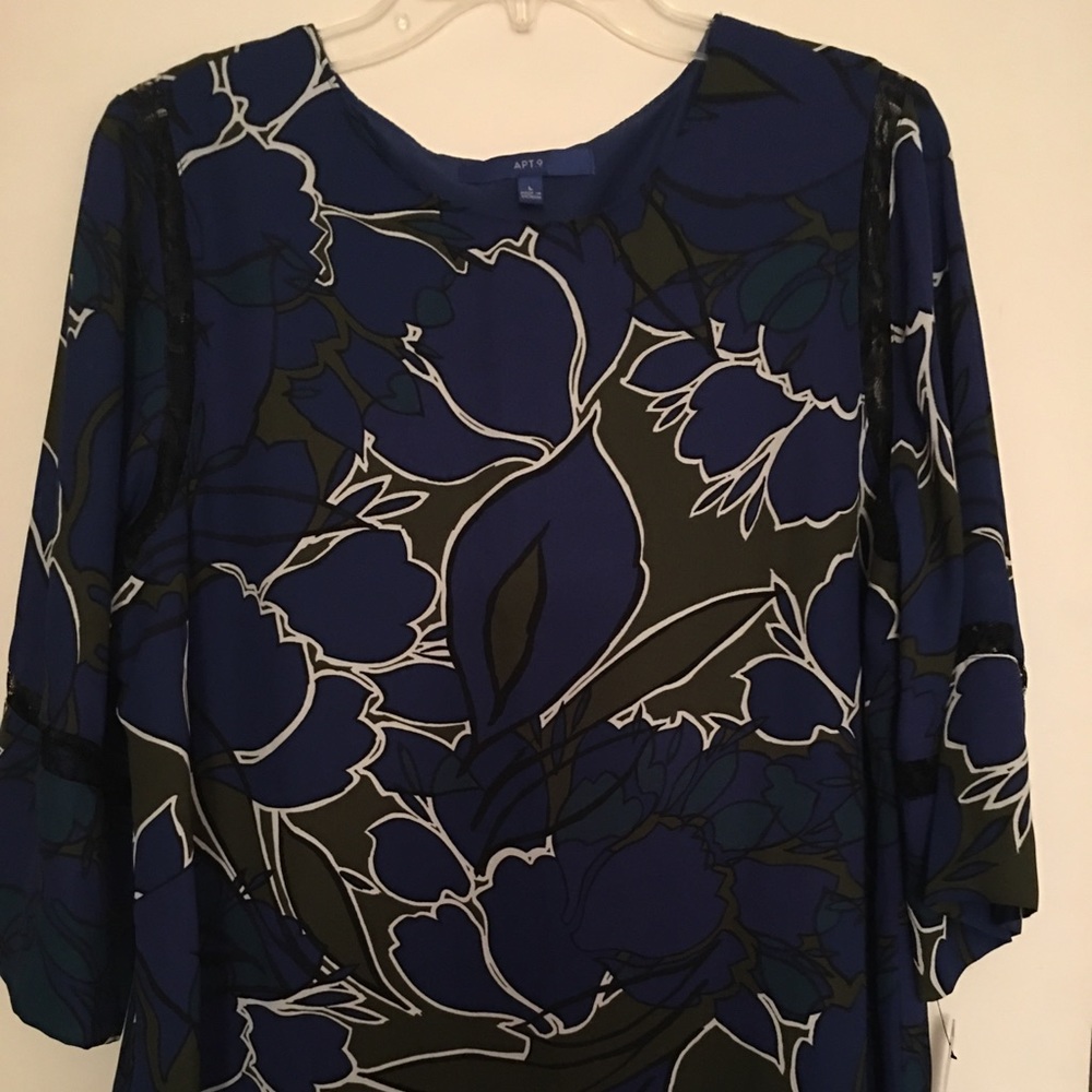 Apt. 9 Blue Dress Size L